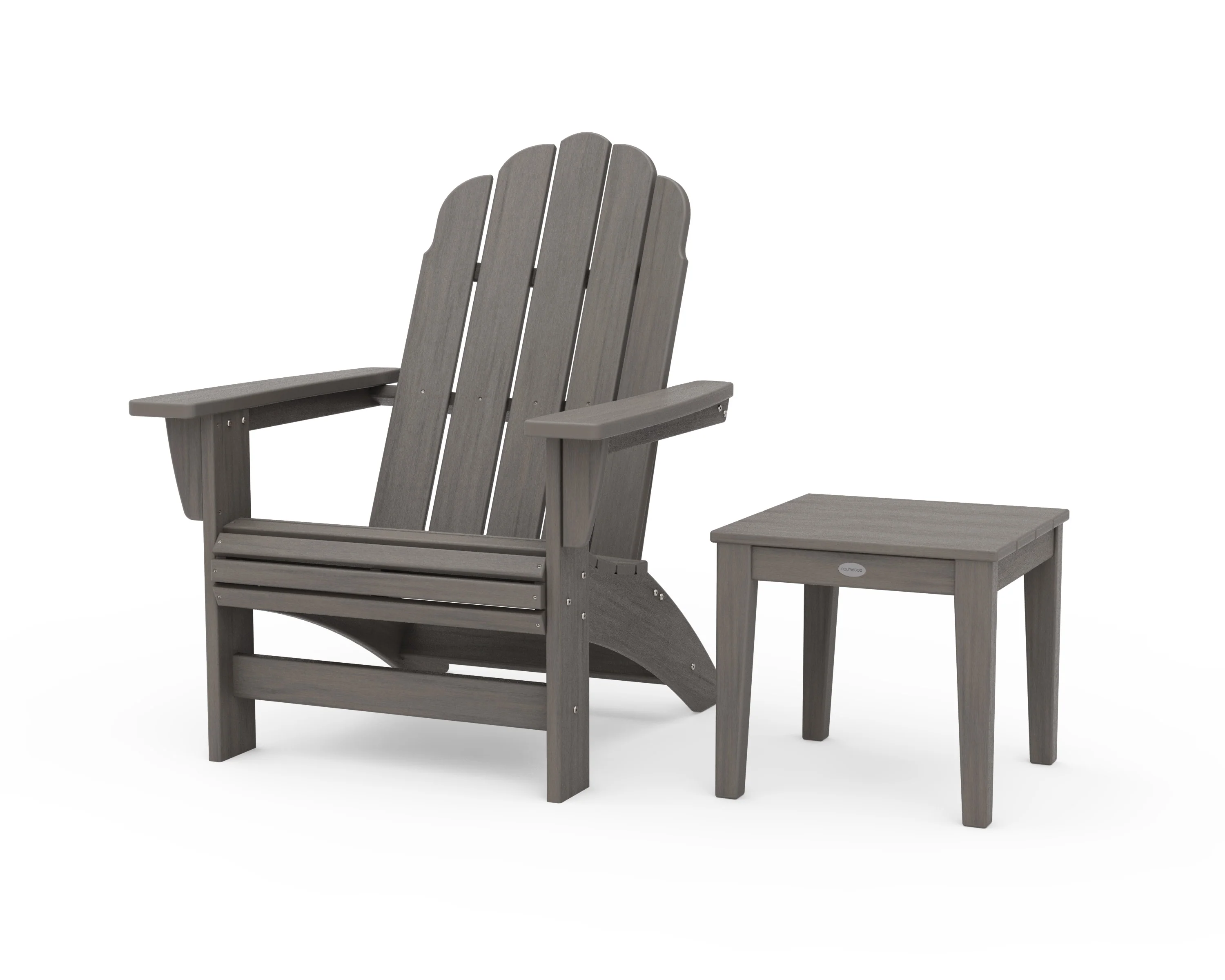 Vineyard Grand Adirondack Chair with Side Table - Image 18