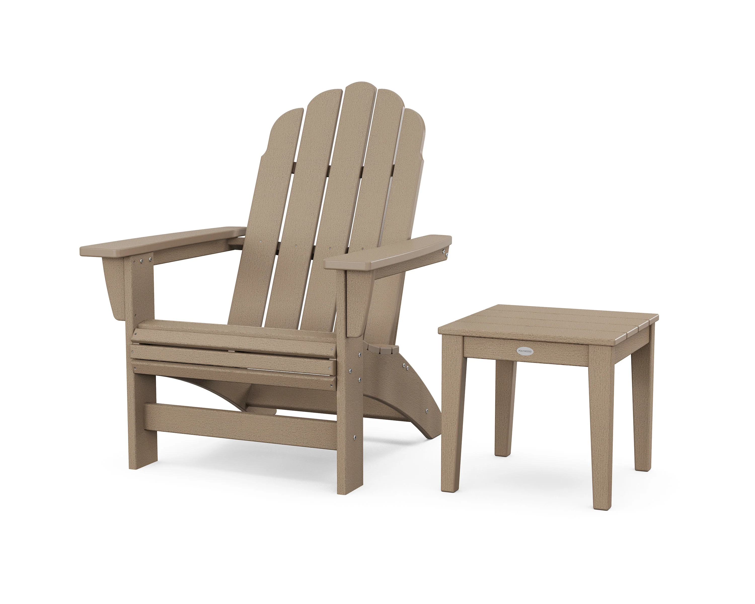 Vineyard Grand Adirondack Chair with Side Table - Image 5