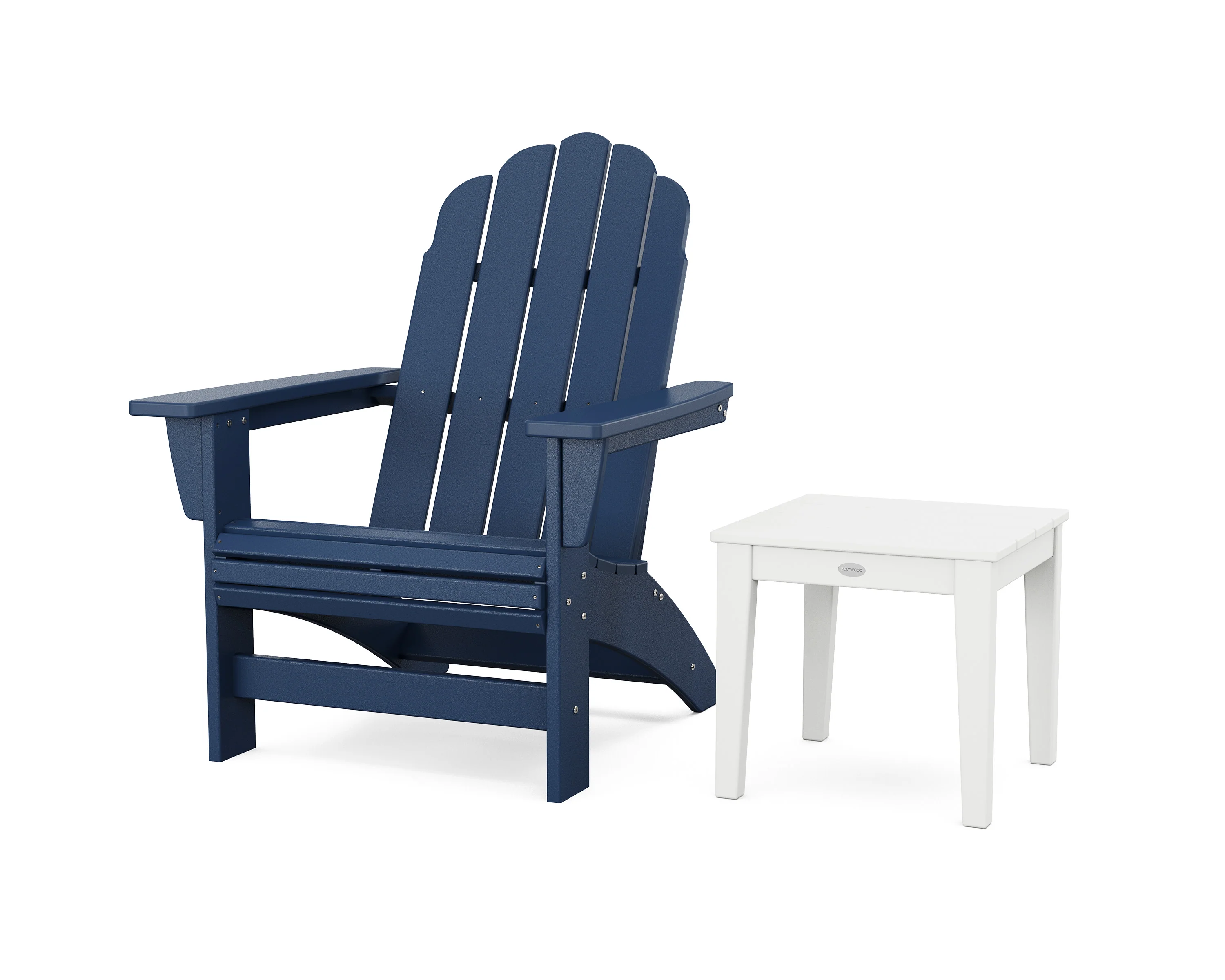 Vineyard Grand Adirondack Chair with Side Table - Image 7