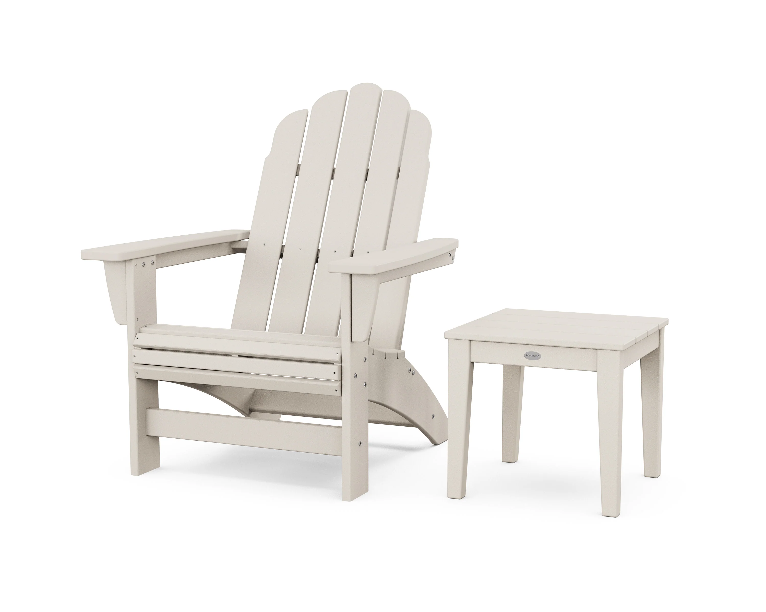 Vineyard Grand Adirondack Chair with Side Table - Image 8