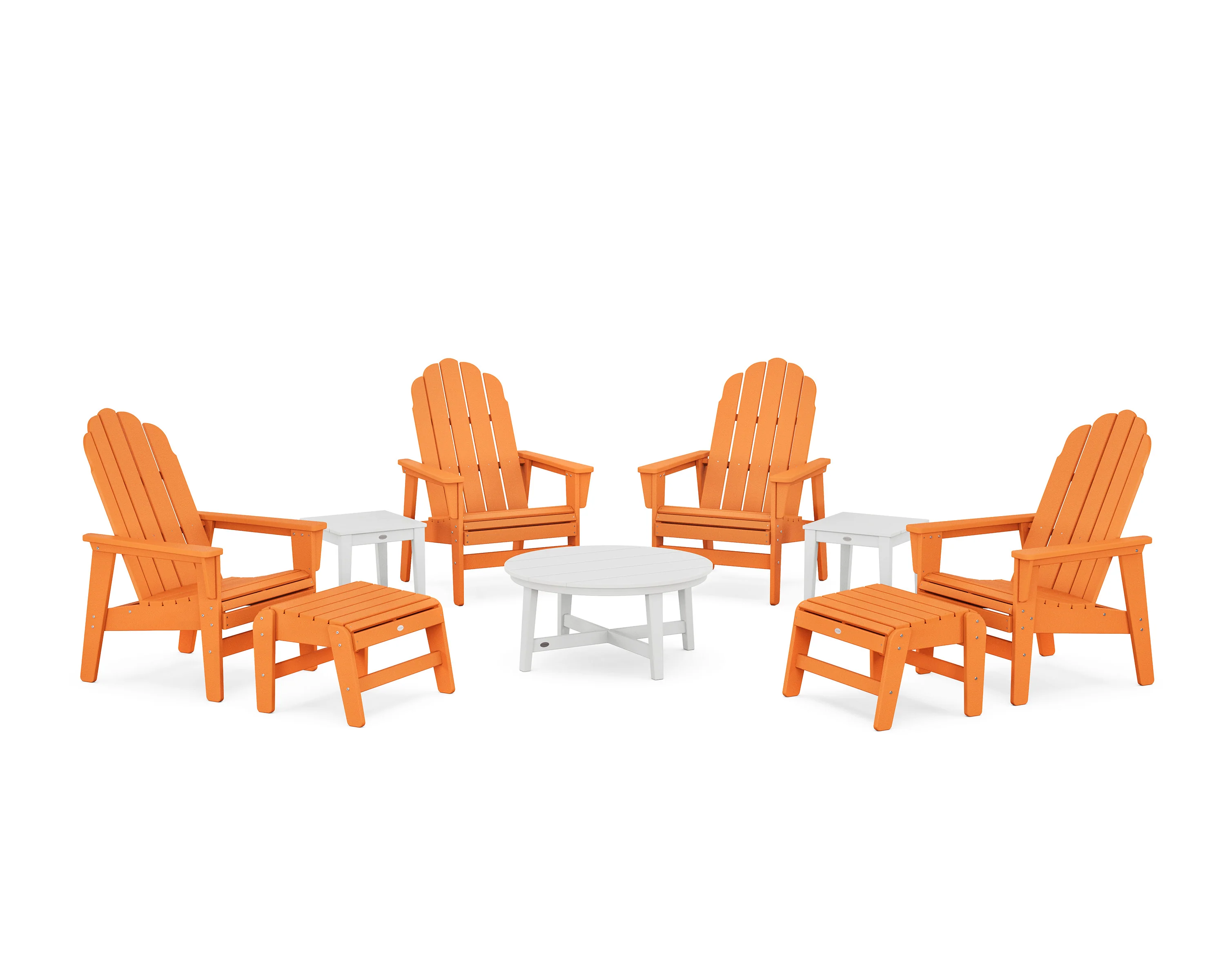 Vineyard Grand Upright Adirondack 9-Piece Conversation Set - Image 11