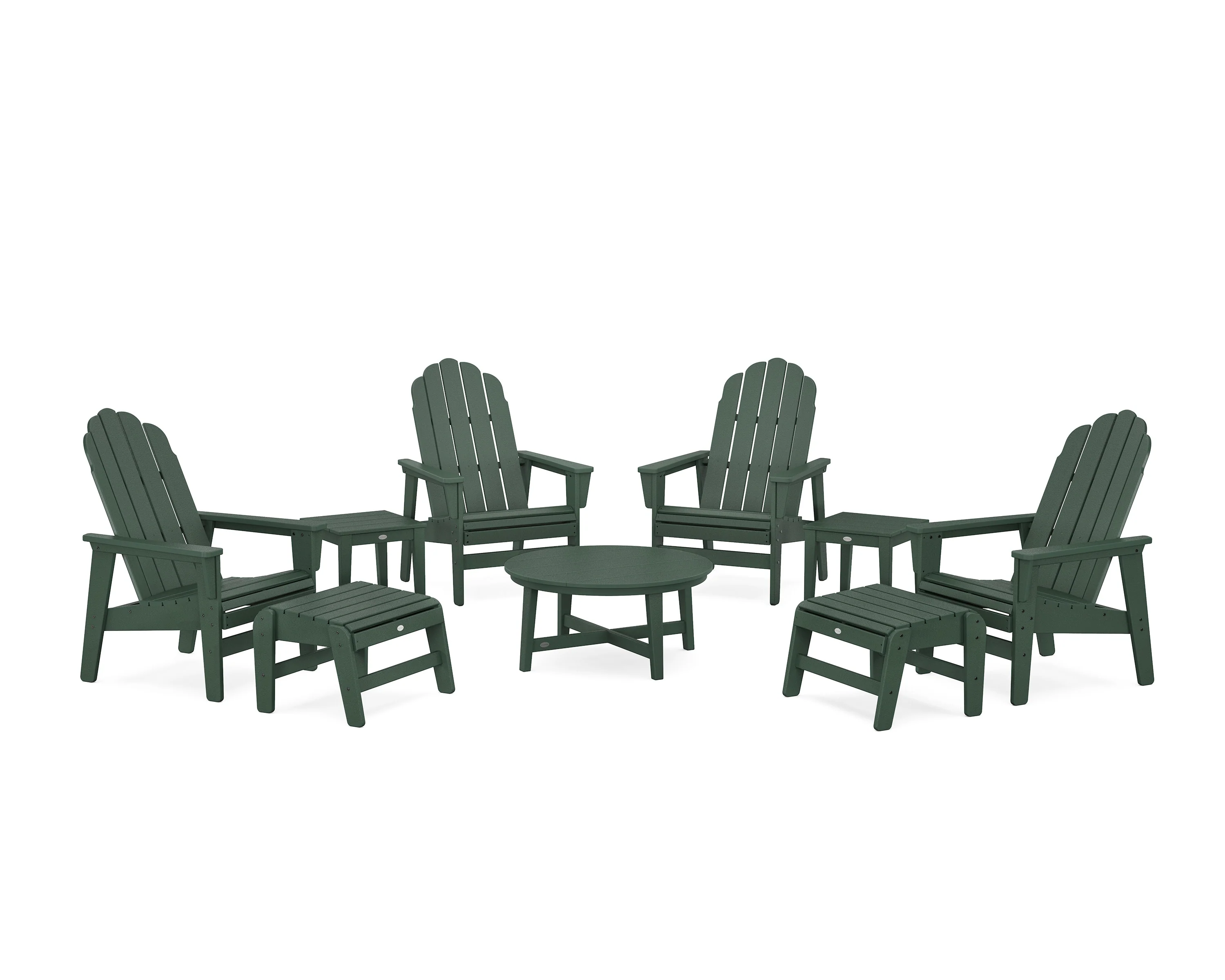 Vineyard Grand Upright Adirondack 9-Piece Conversation Set - Image 14