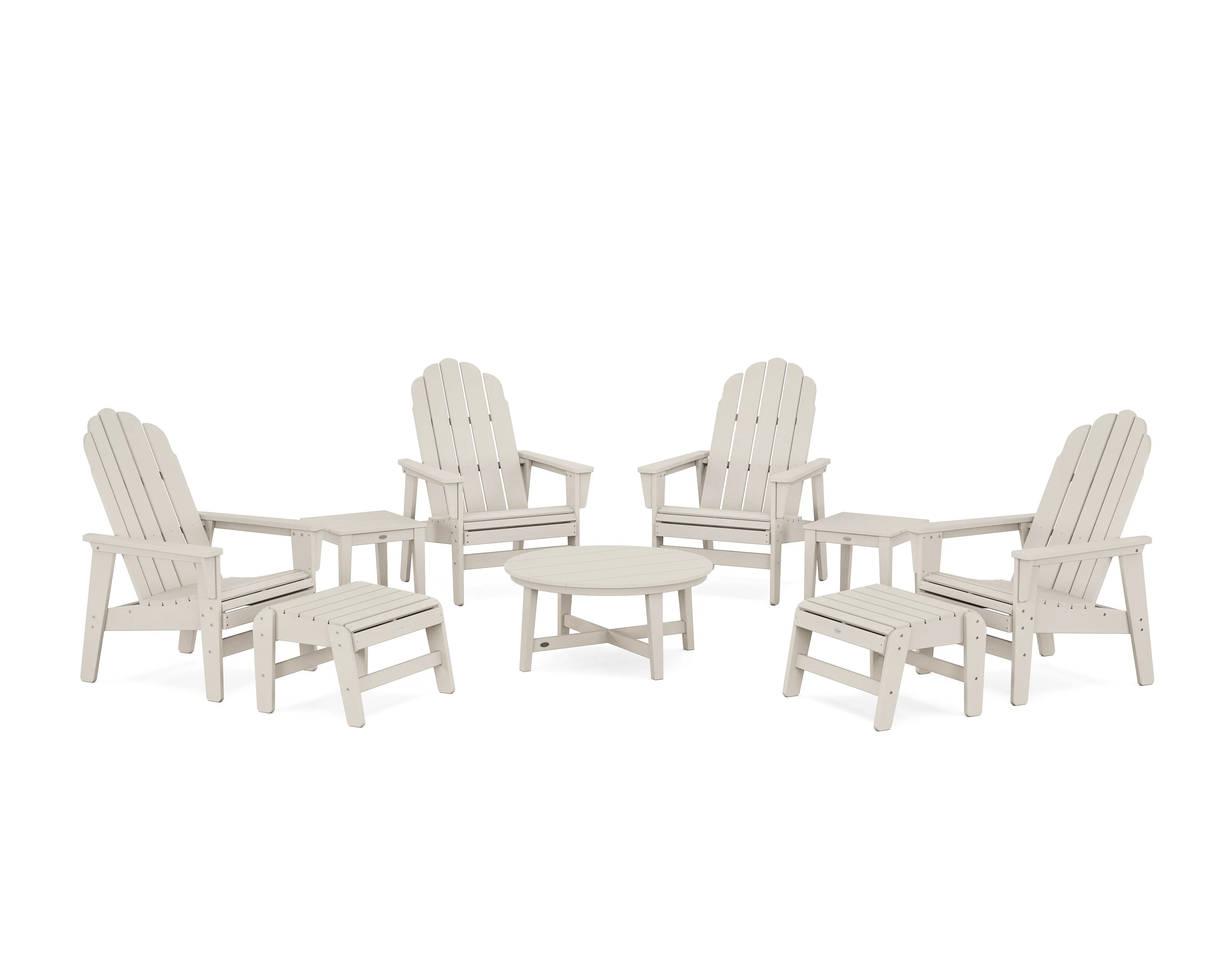 Vineyard Grand Upright Adirondack 9-Piece Conversation Set - Image 16