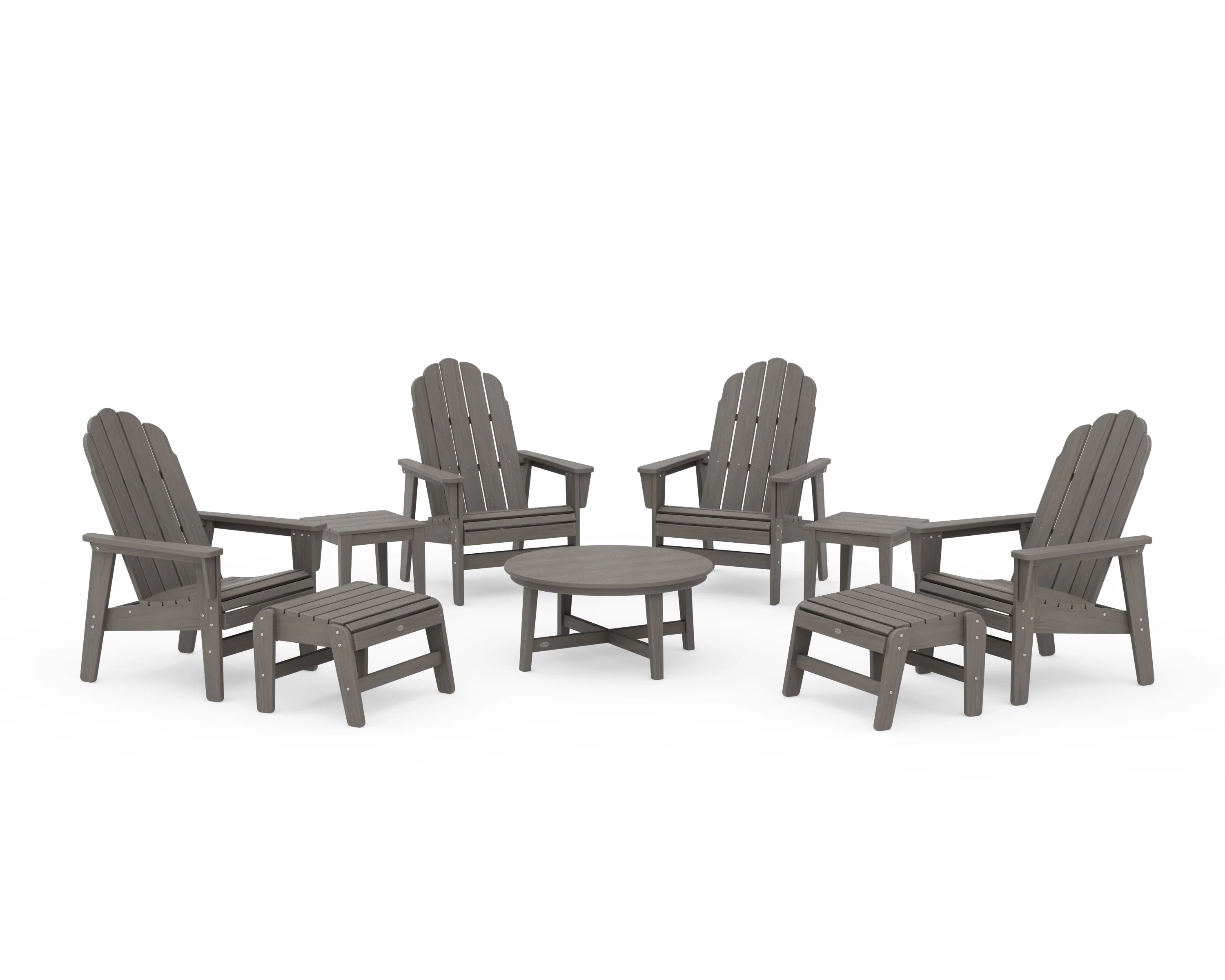 Vineyard Grand Upright Adirondack 9-Piece Conversation Set - Image 17