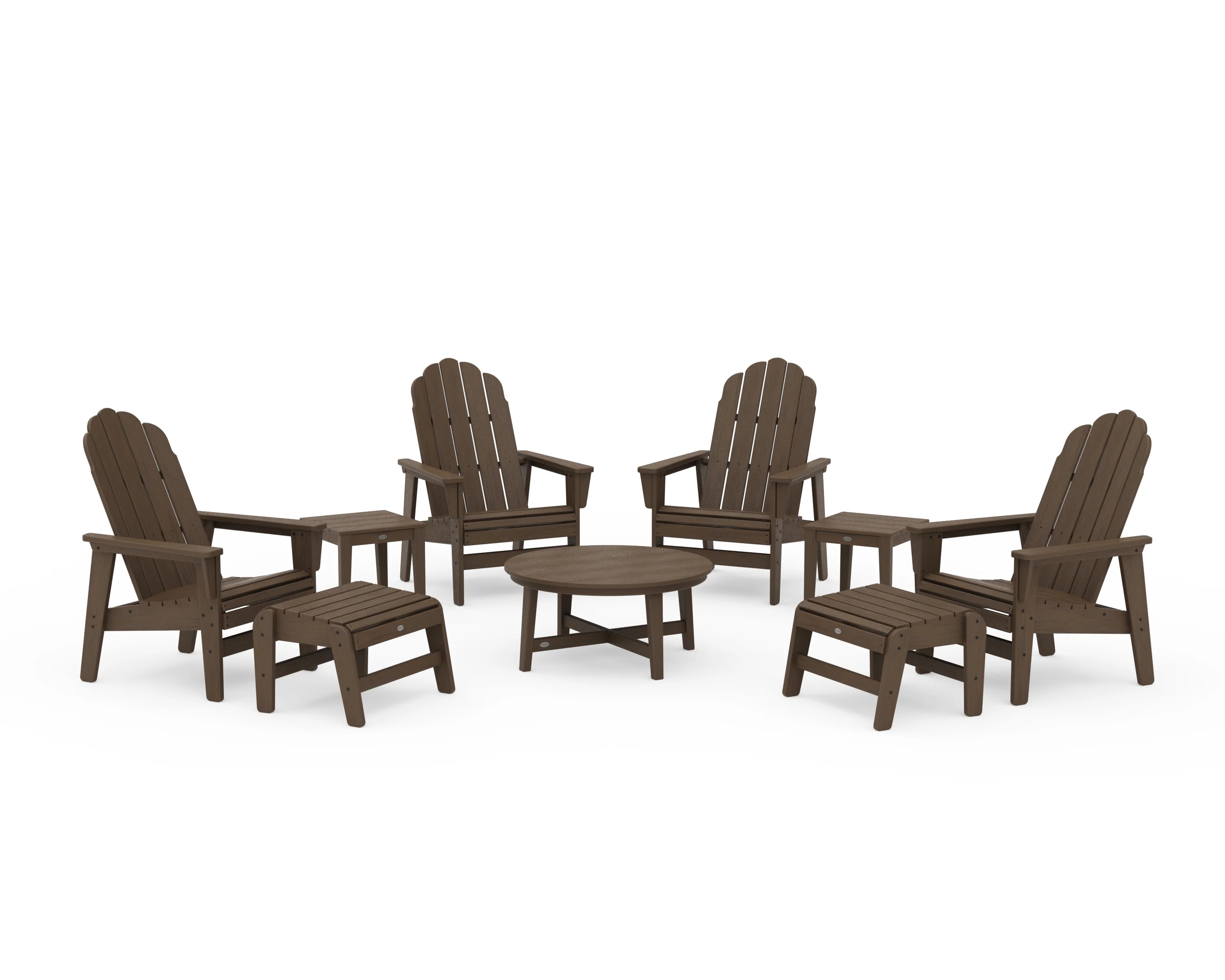 Vineyard Grand Upright Adirondack 9-Piece Conversation Set - Image 18