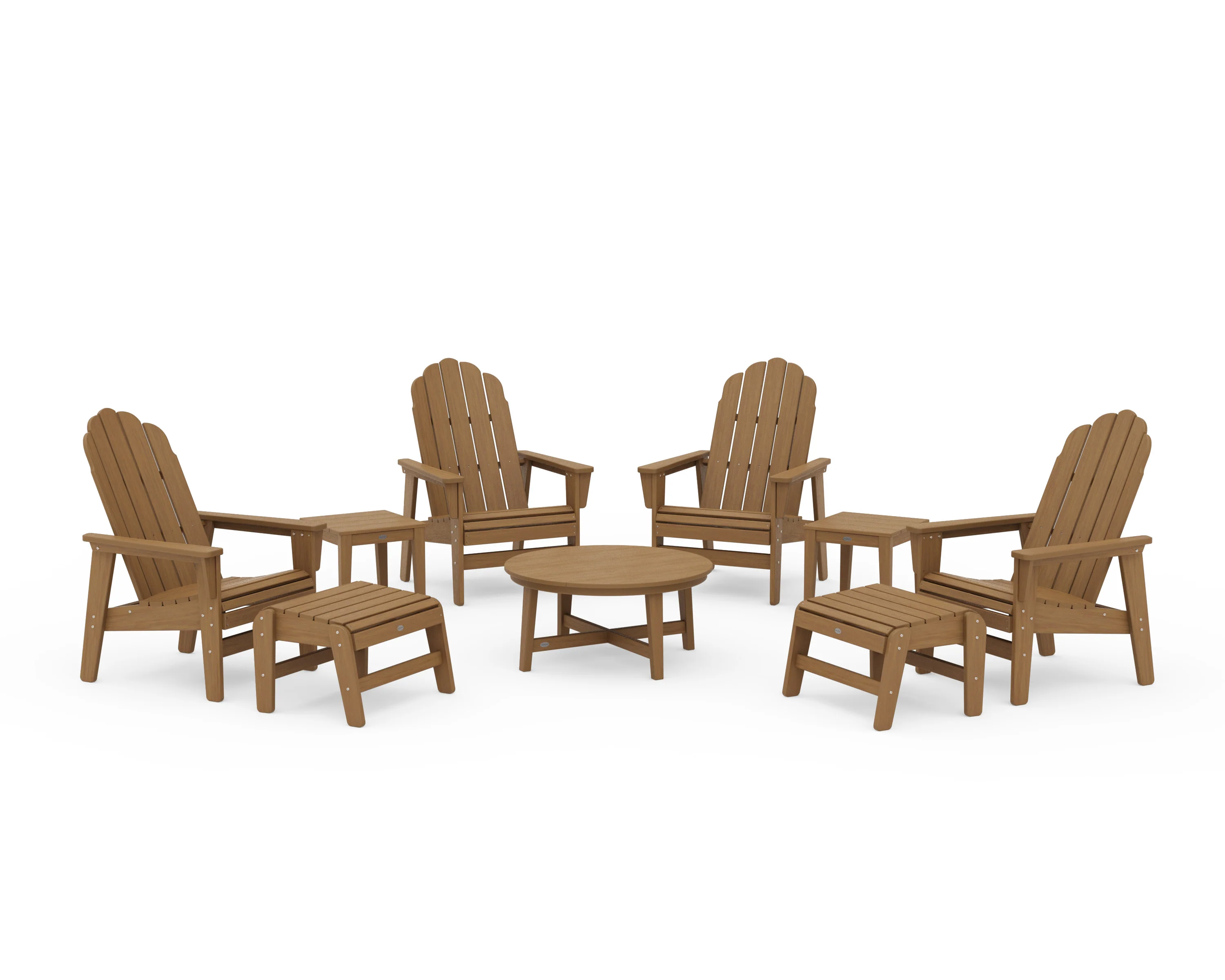 Vineyard Grand Upright Adirondack 9-Piece Conversation Set - Image 19