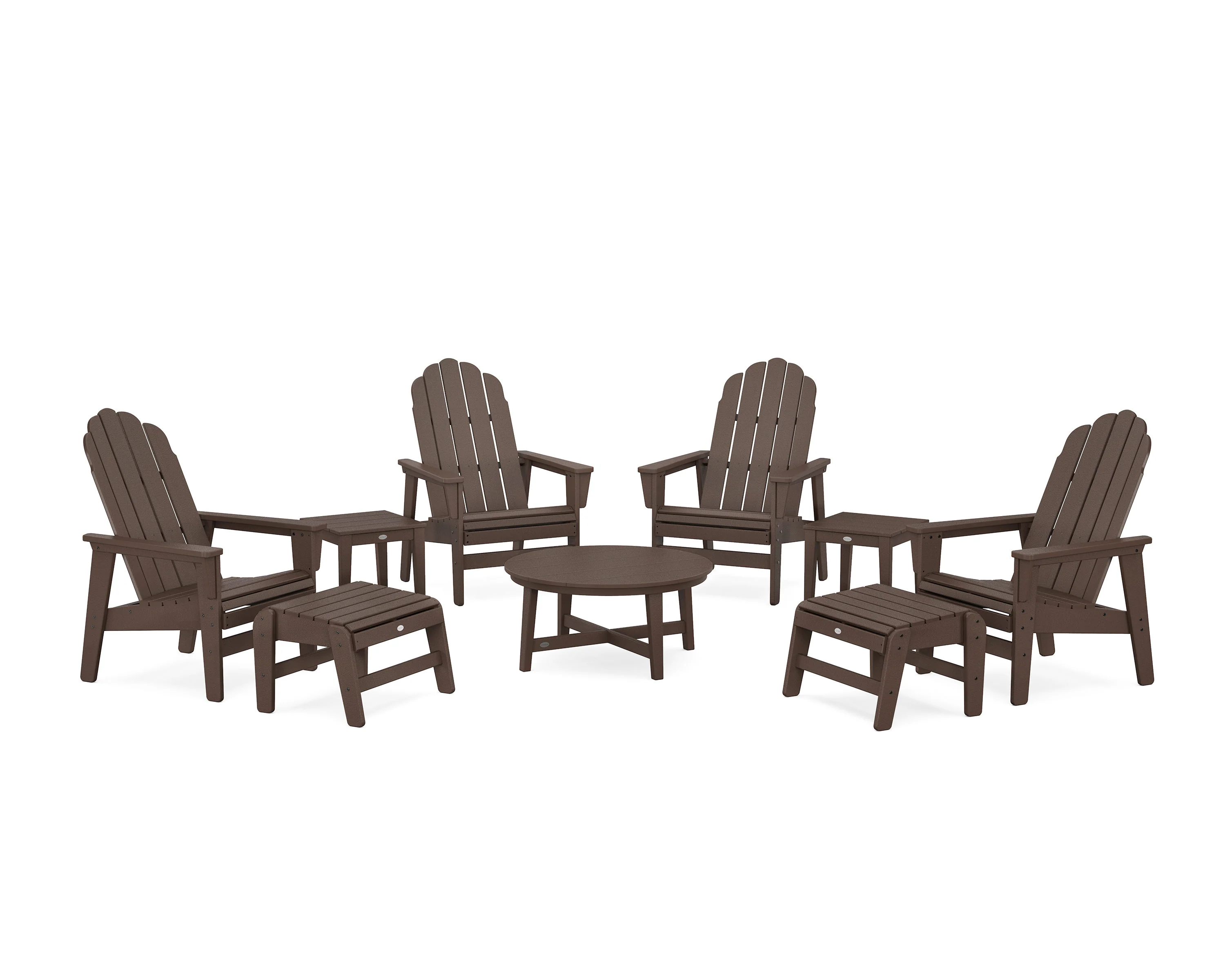 Vineyard Grand Upright Adirondack 9-Piece Conversation Set - Image 2