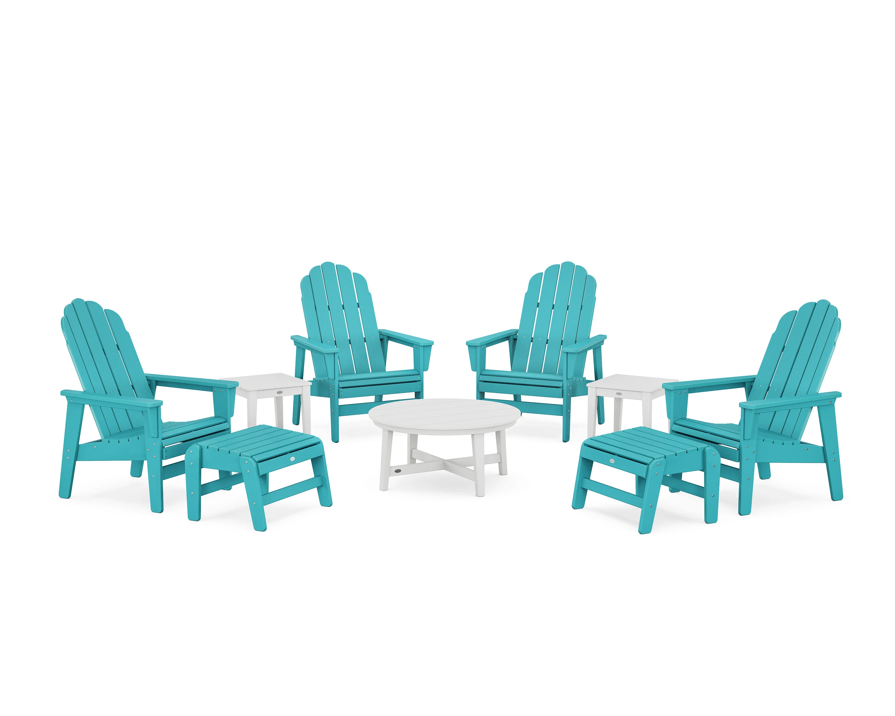 Vineyard Grand Upright Adirondack 9-Piece Conversation Set - Image 4