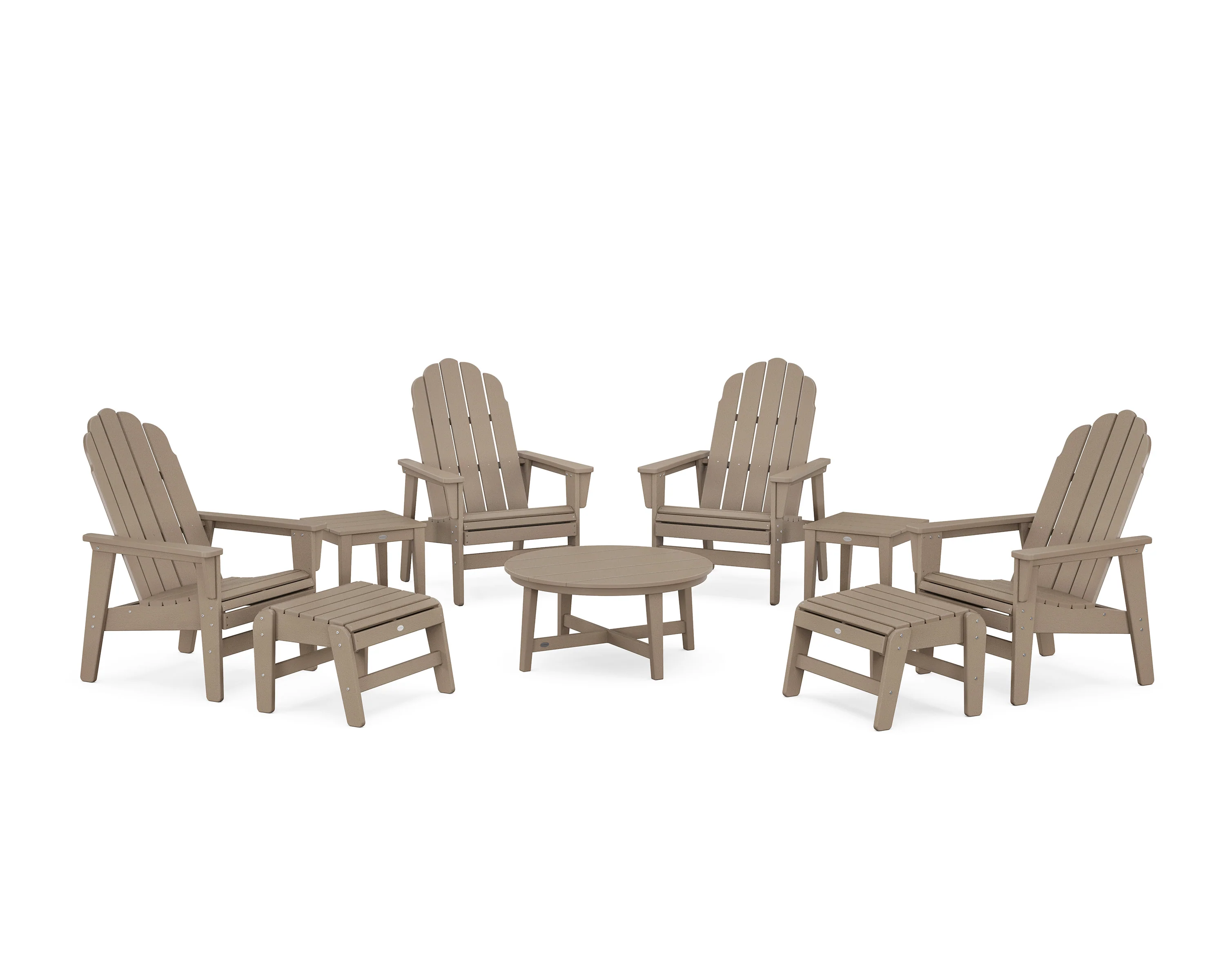 Vineyard Grand Upright Adirondack 9-Piece Conversation Set - Image 6