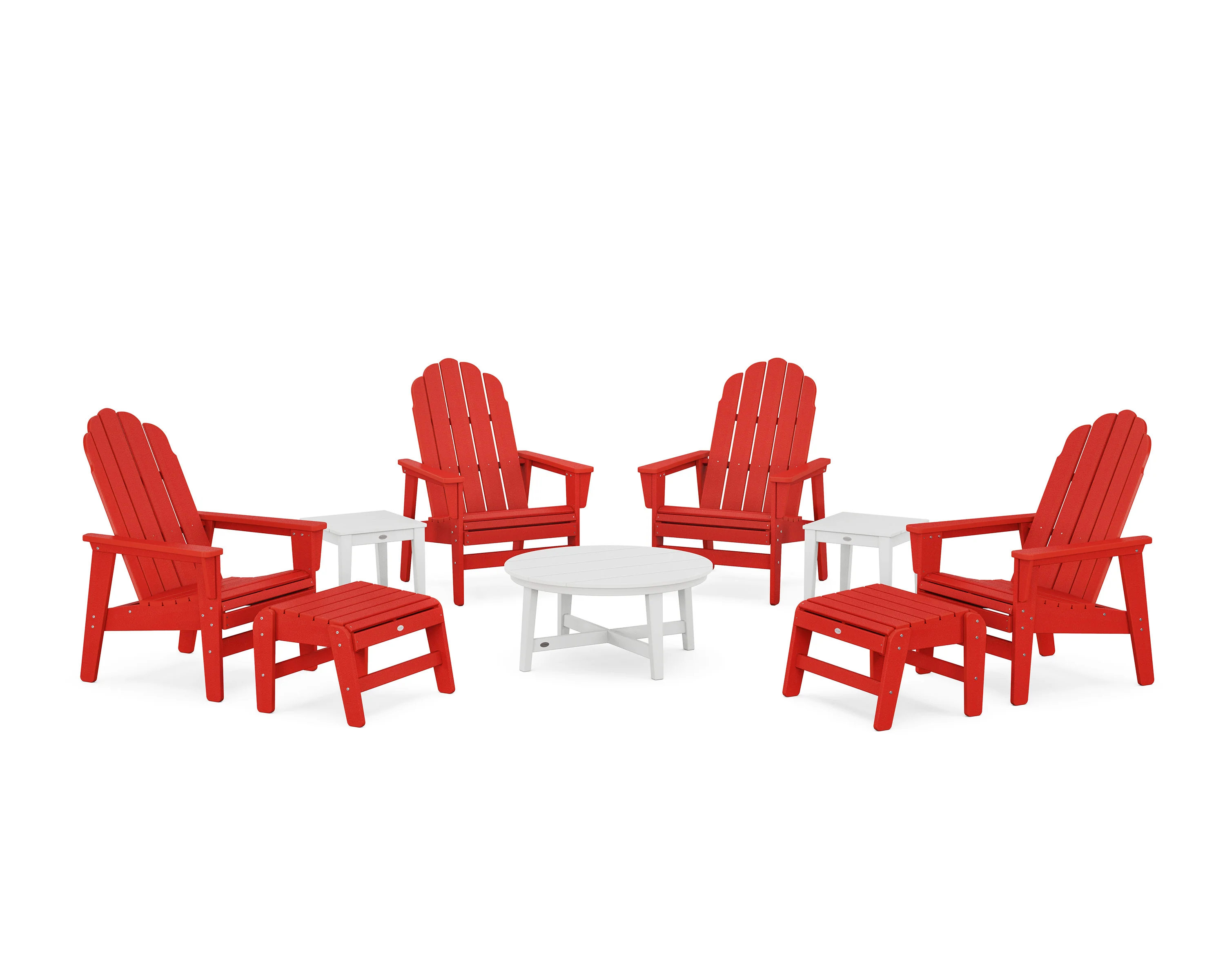 Vineyard Grand Upright Adirondack 9-Piece Conversation Set - Image 8