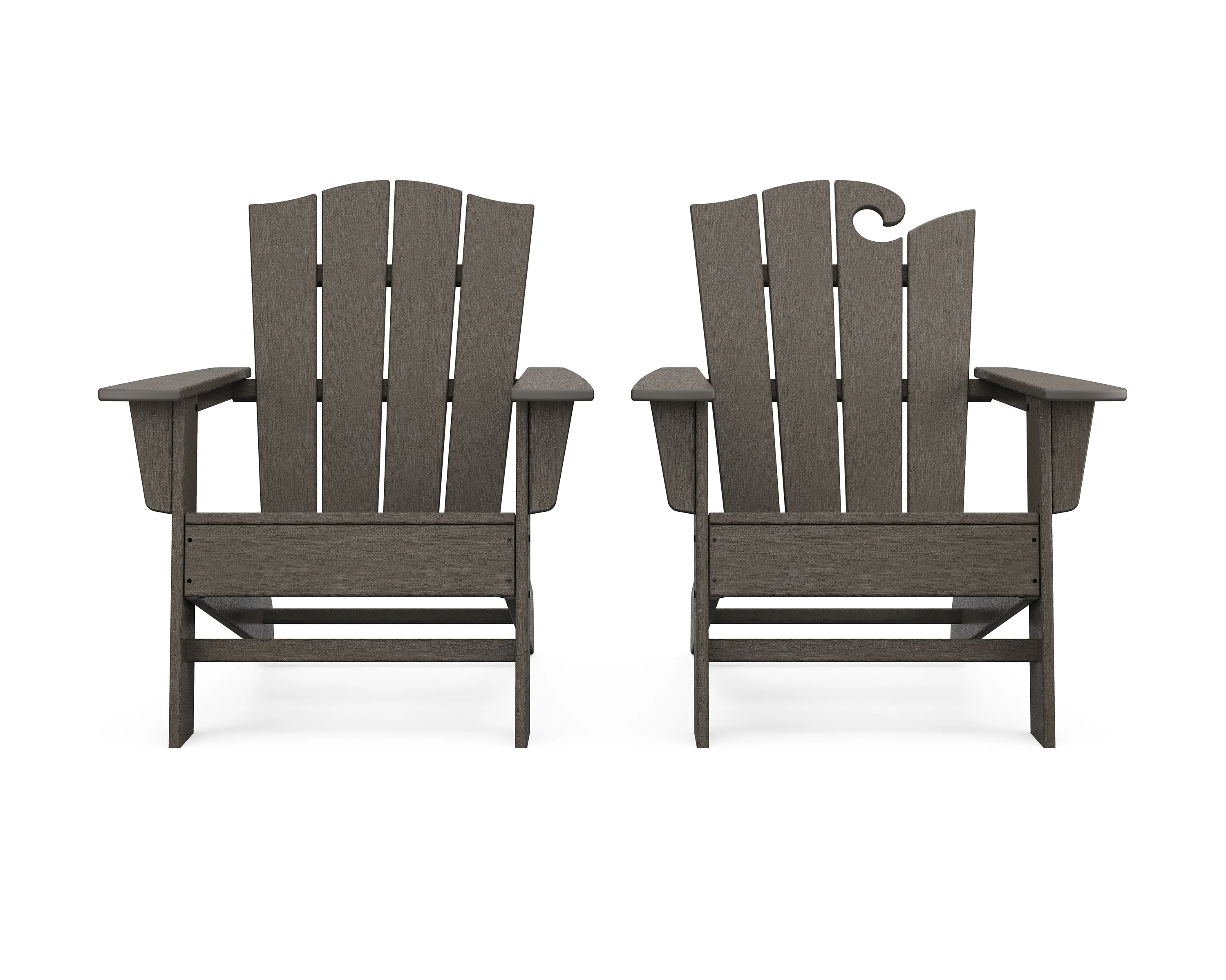Wave 2-Piece Adirondack Chair Set with The Crest Chair - Image 13