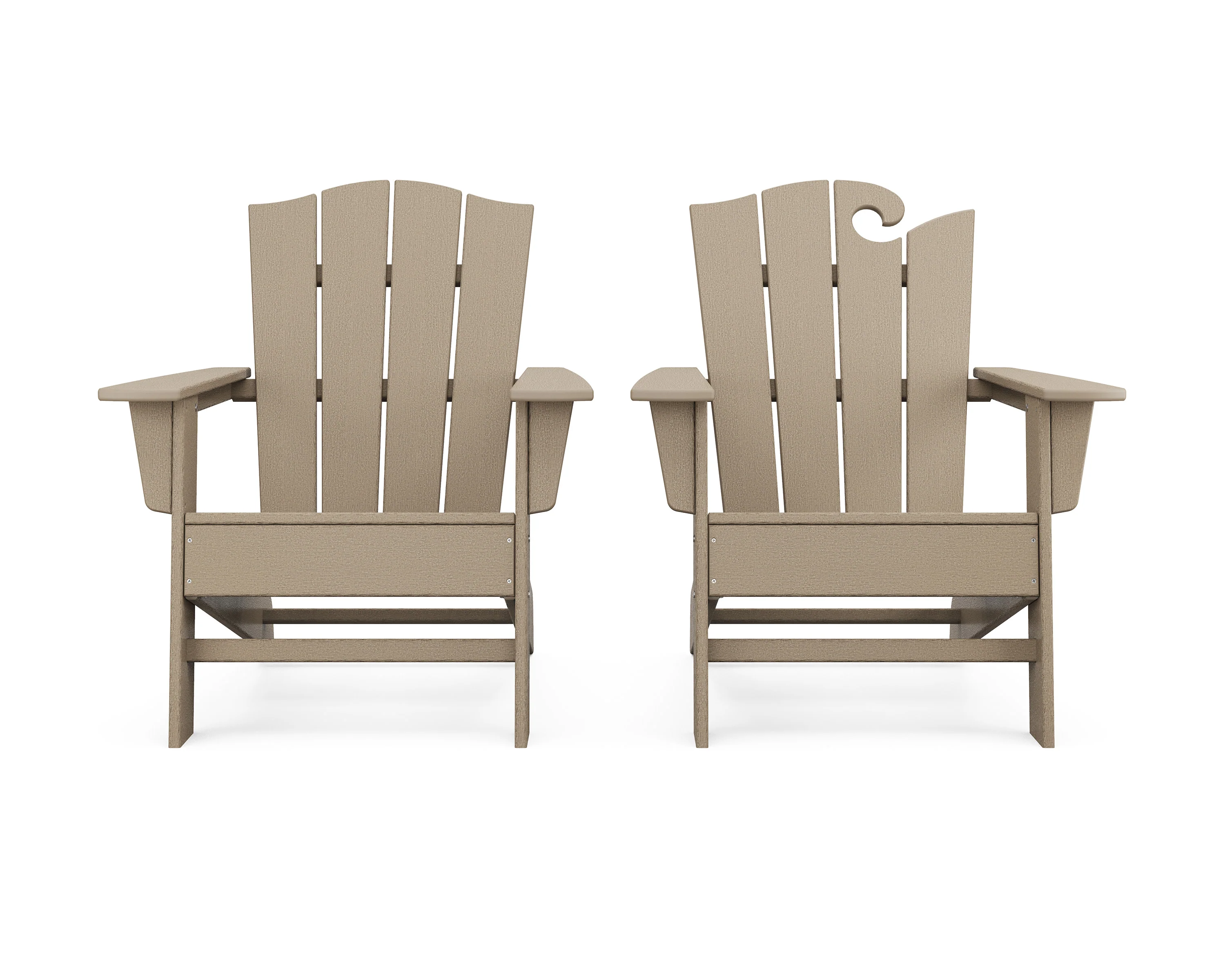 Wave 2-Piece Adirondack Chair Set with The Crest Chair - Image 8
