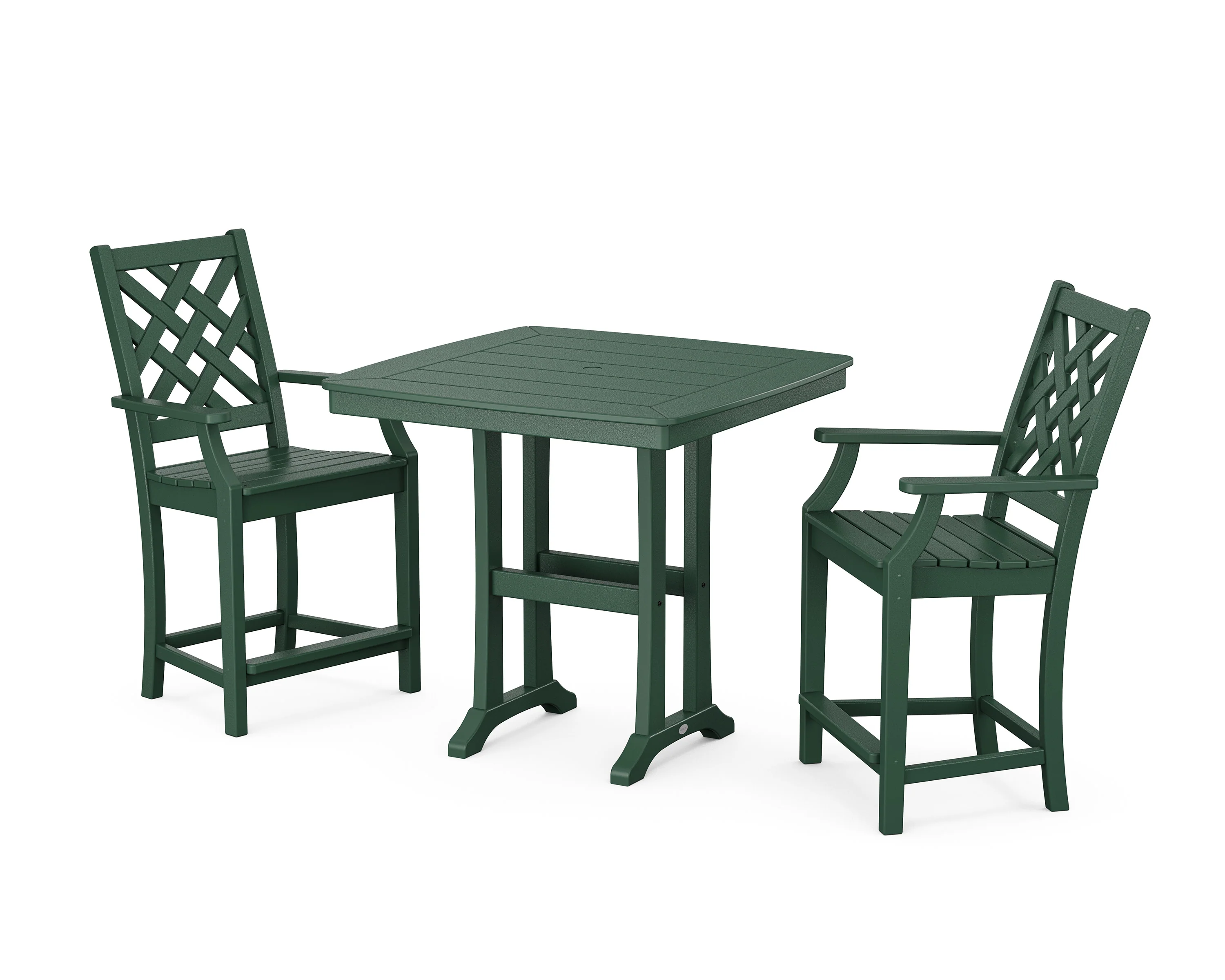 Wovendale 3-Piece Counter Set with Trestle Legs - Image 6