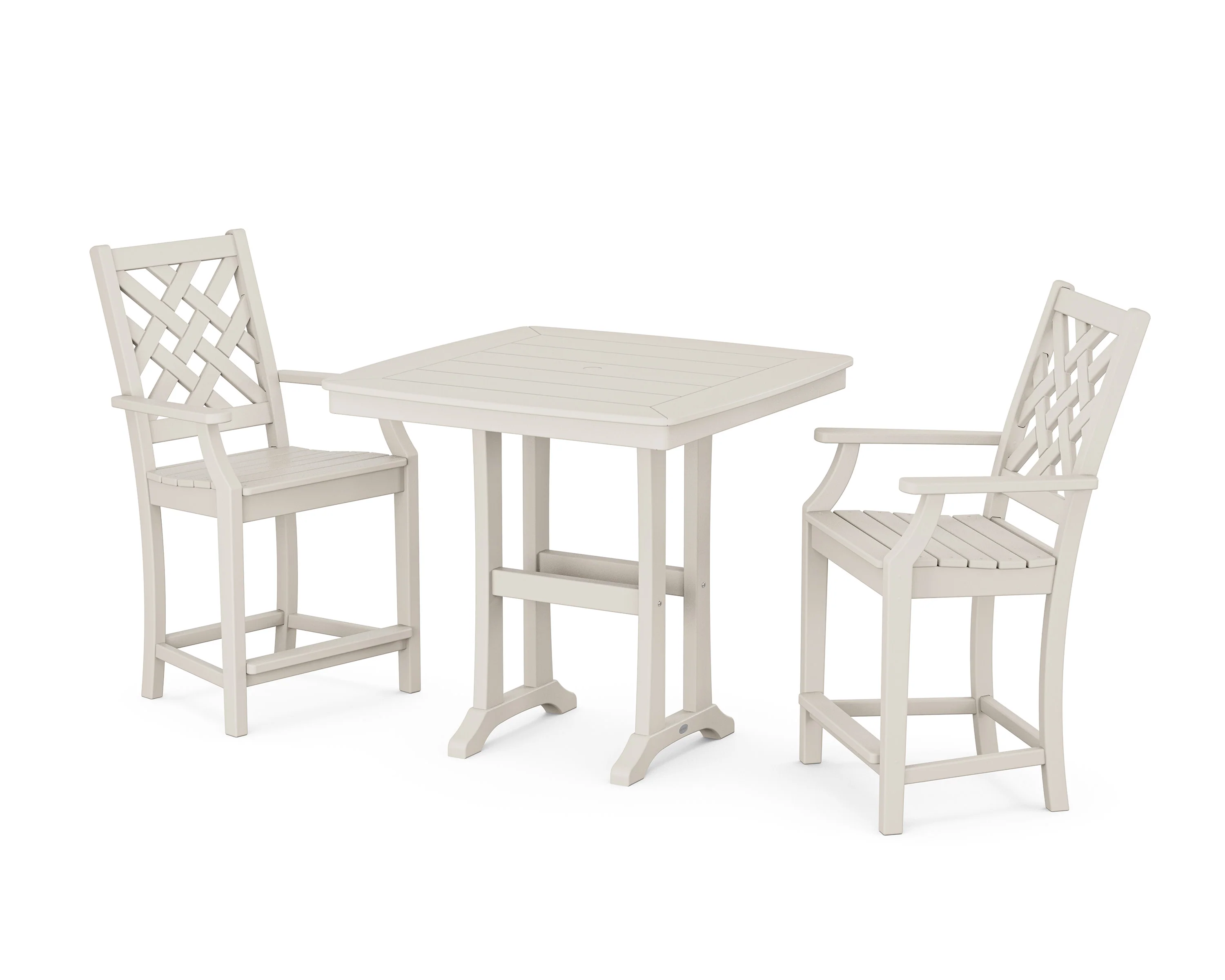 Wovendale 3-Piece Counter Set with Trestle Legs - Image 7