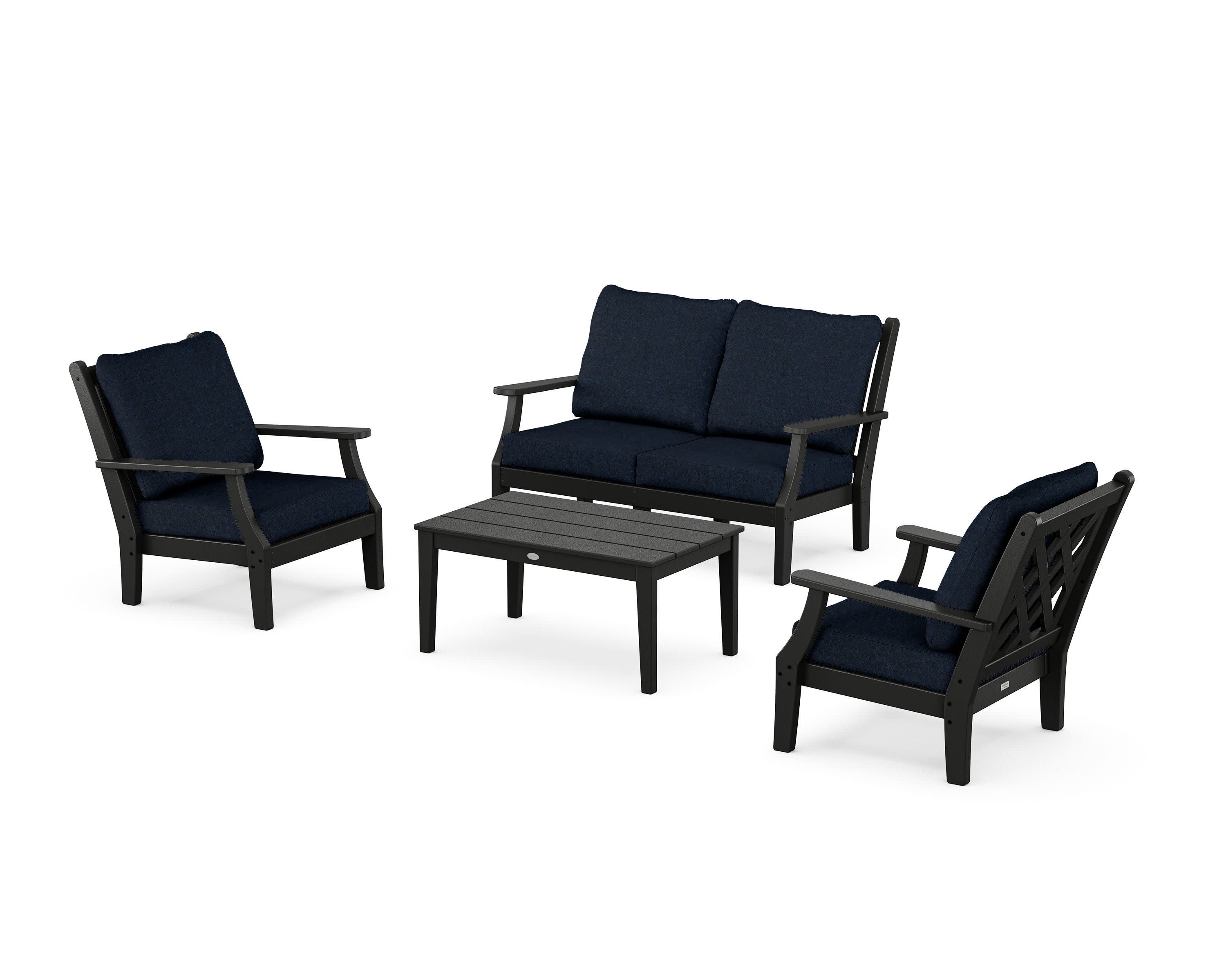 Wovendale 4-Piece Deep Seating Set with Loveseat - Image 29