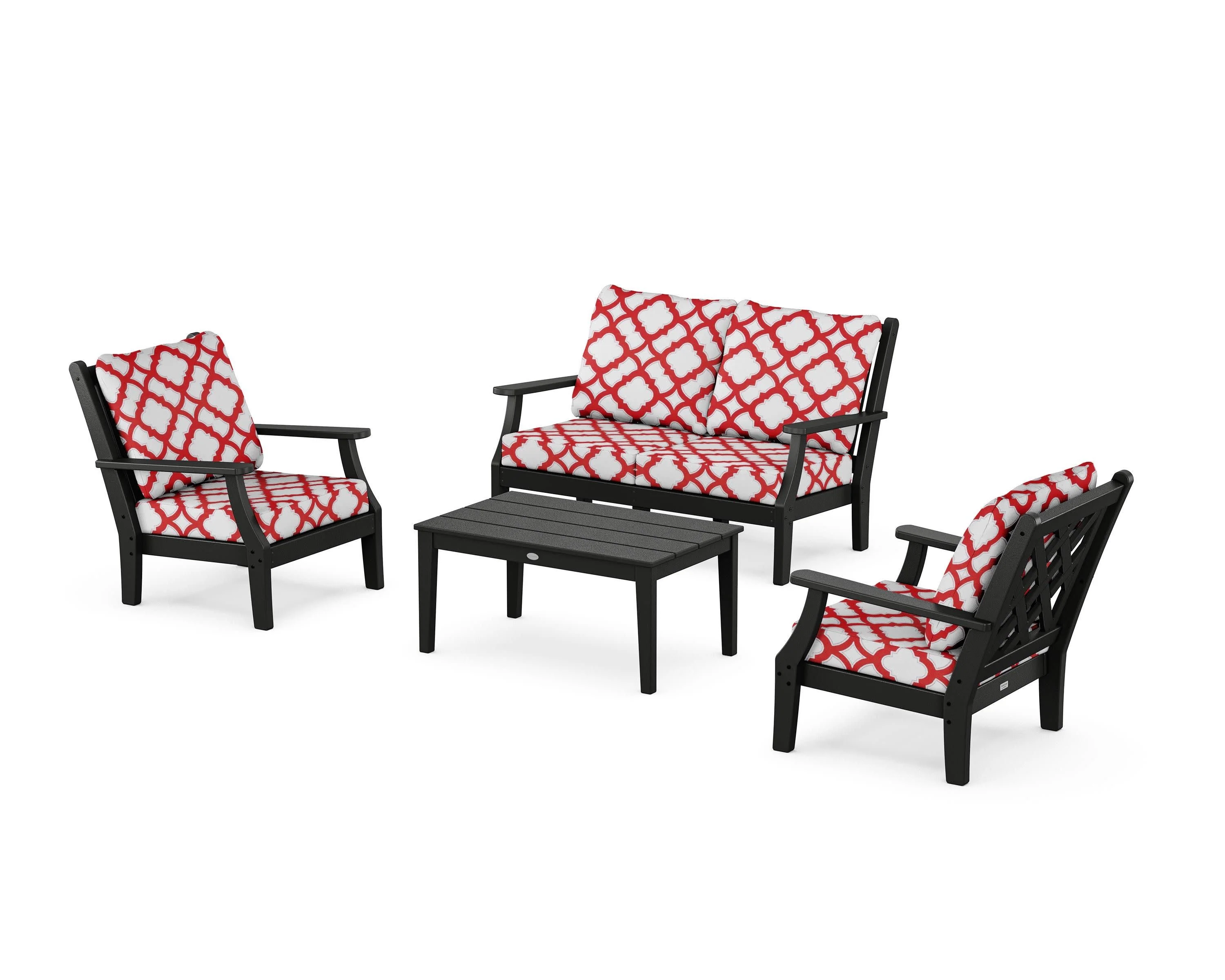 Wovendale 4-Piece Deep Seating Set with Loveseat - Image 32
