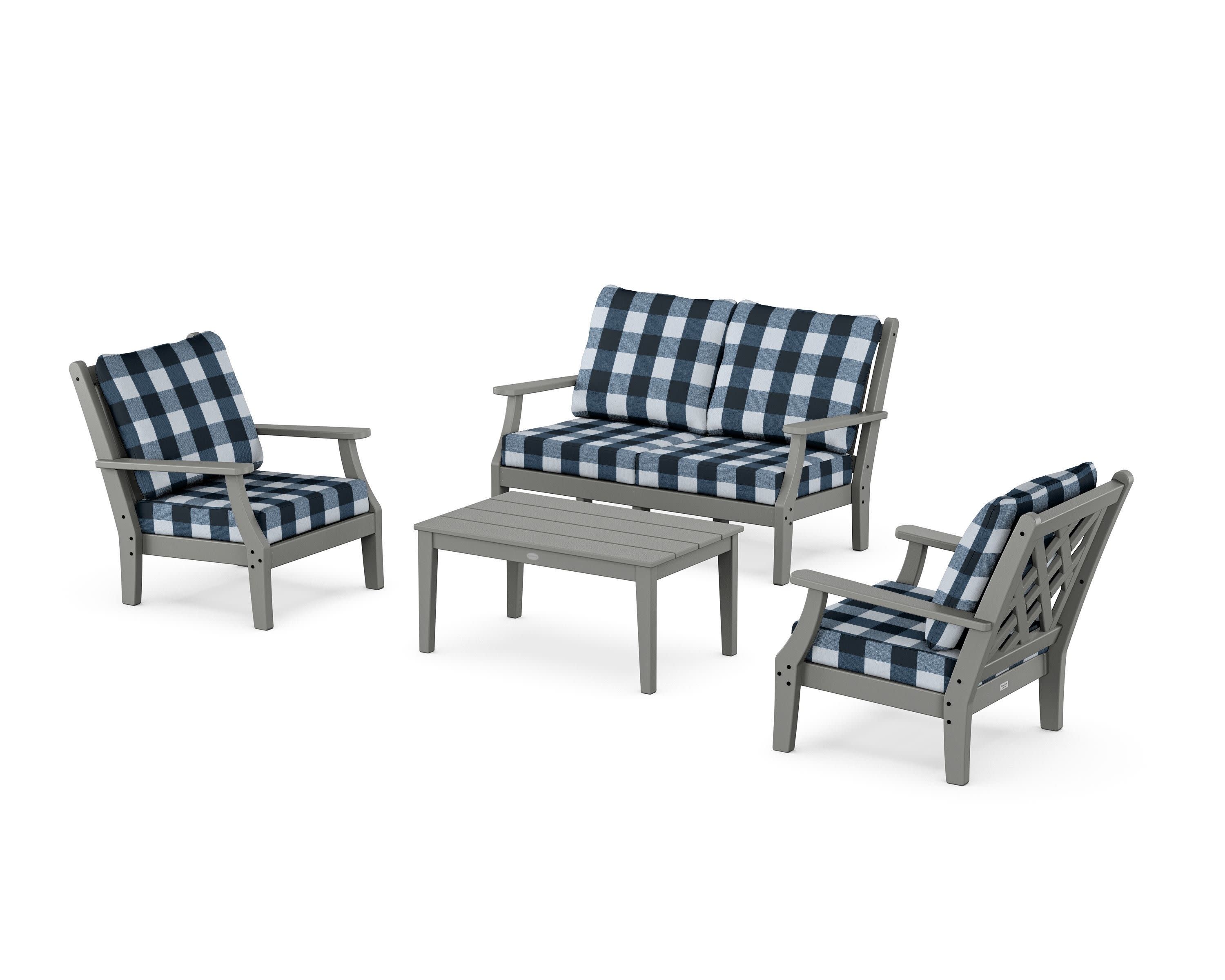 Wovendale 4-Piece Deep Seating Set with Loveseat - Image 5