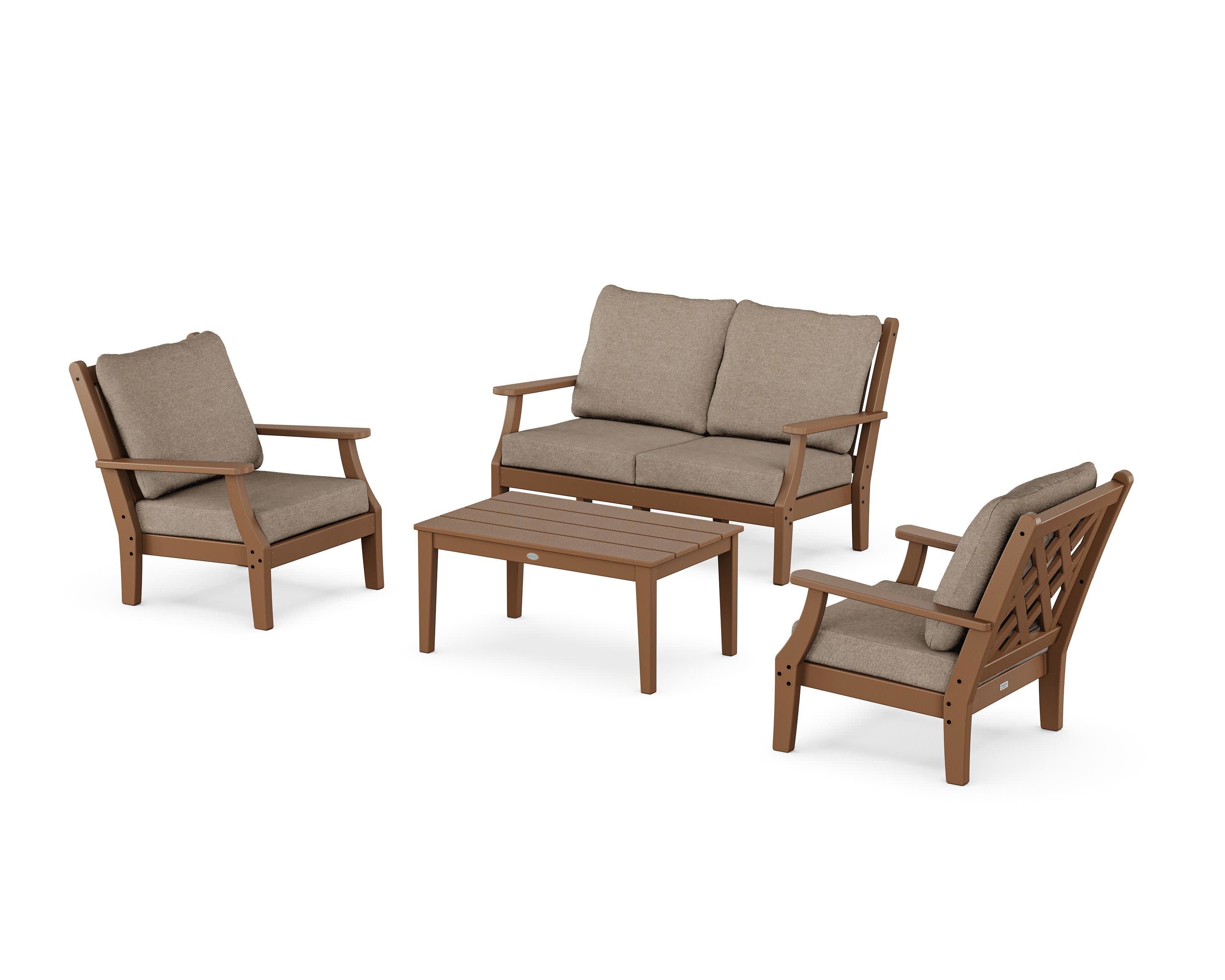Wovendale 4-Piece Deep Seating Set with Loveseat - Image 9