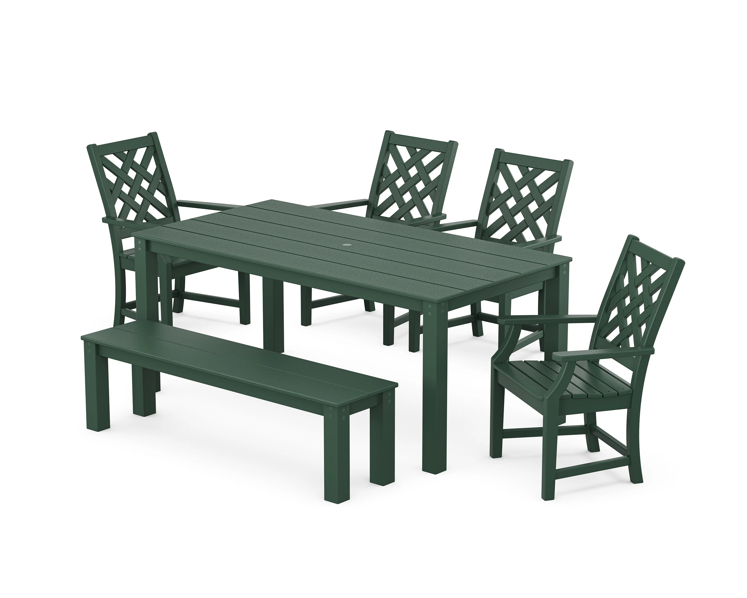 Wovendale 6-Piece Parsons Dining Set with Bench - Image 8