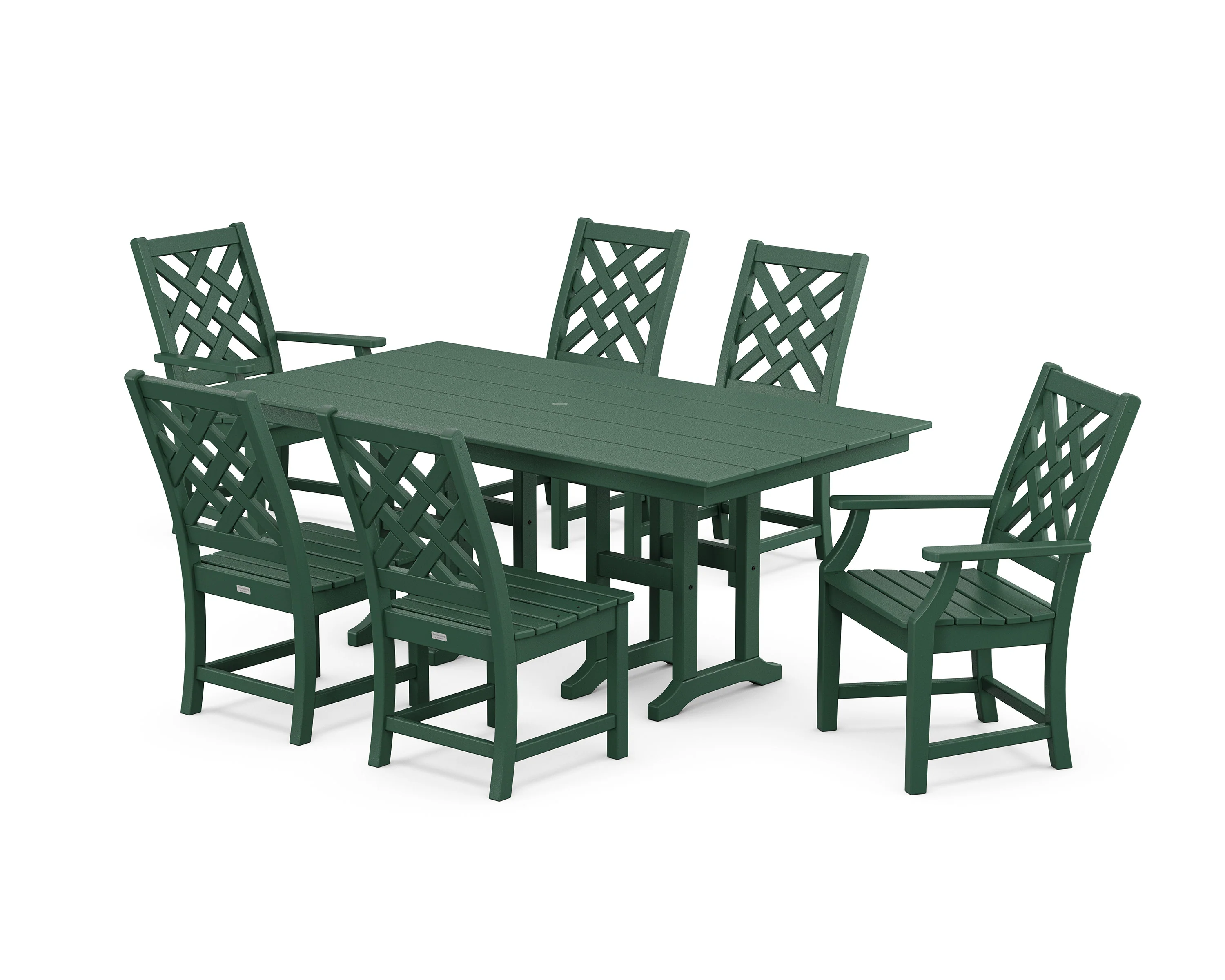 Wovendale 7-Piece Farmhouse Dining Set - Image 4