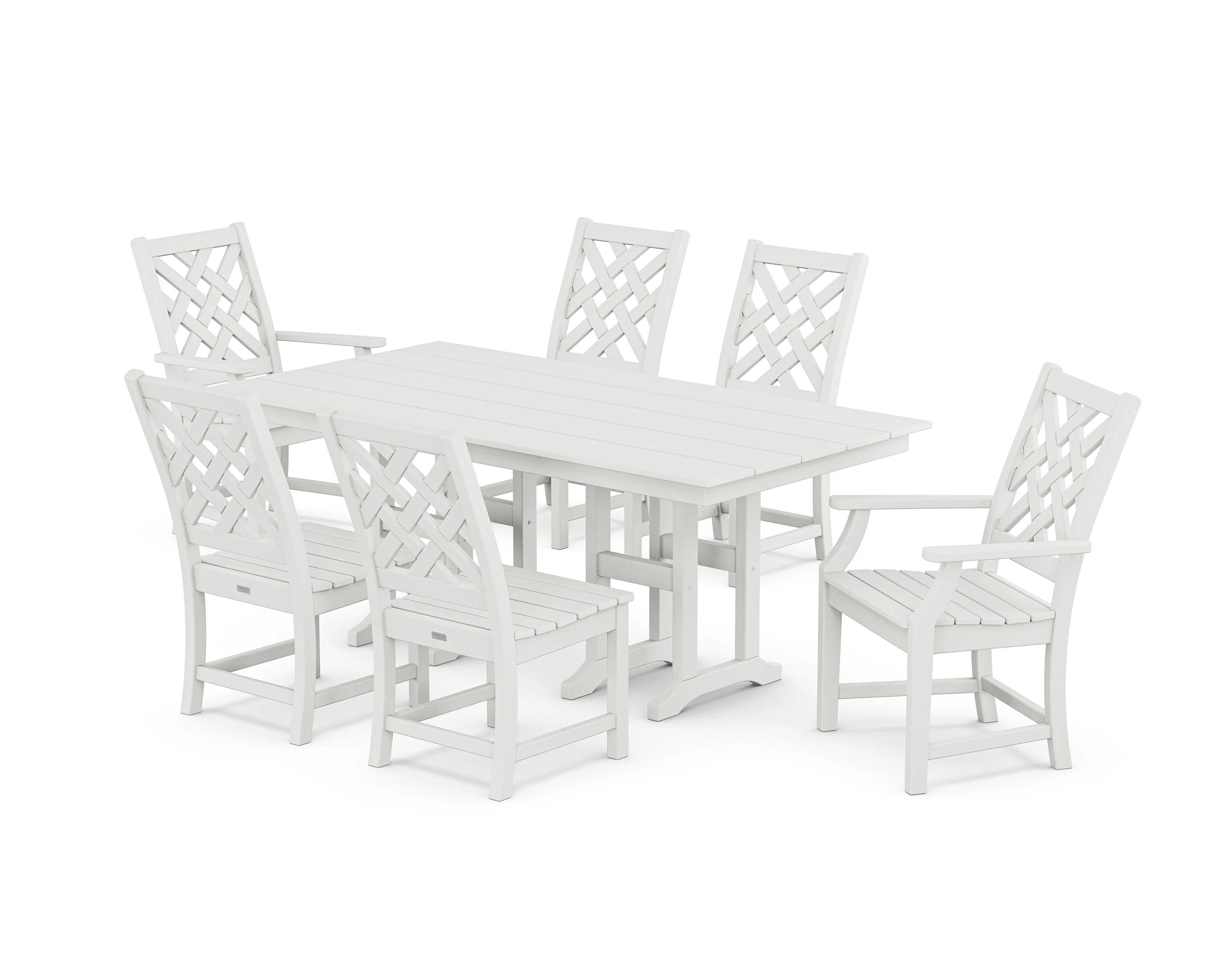 Wovendale 7-Piece Farmhouse Dining Set - Image 5