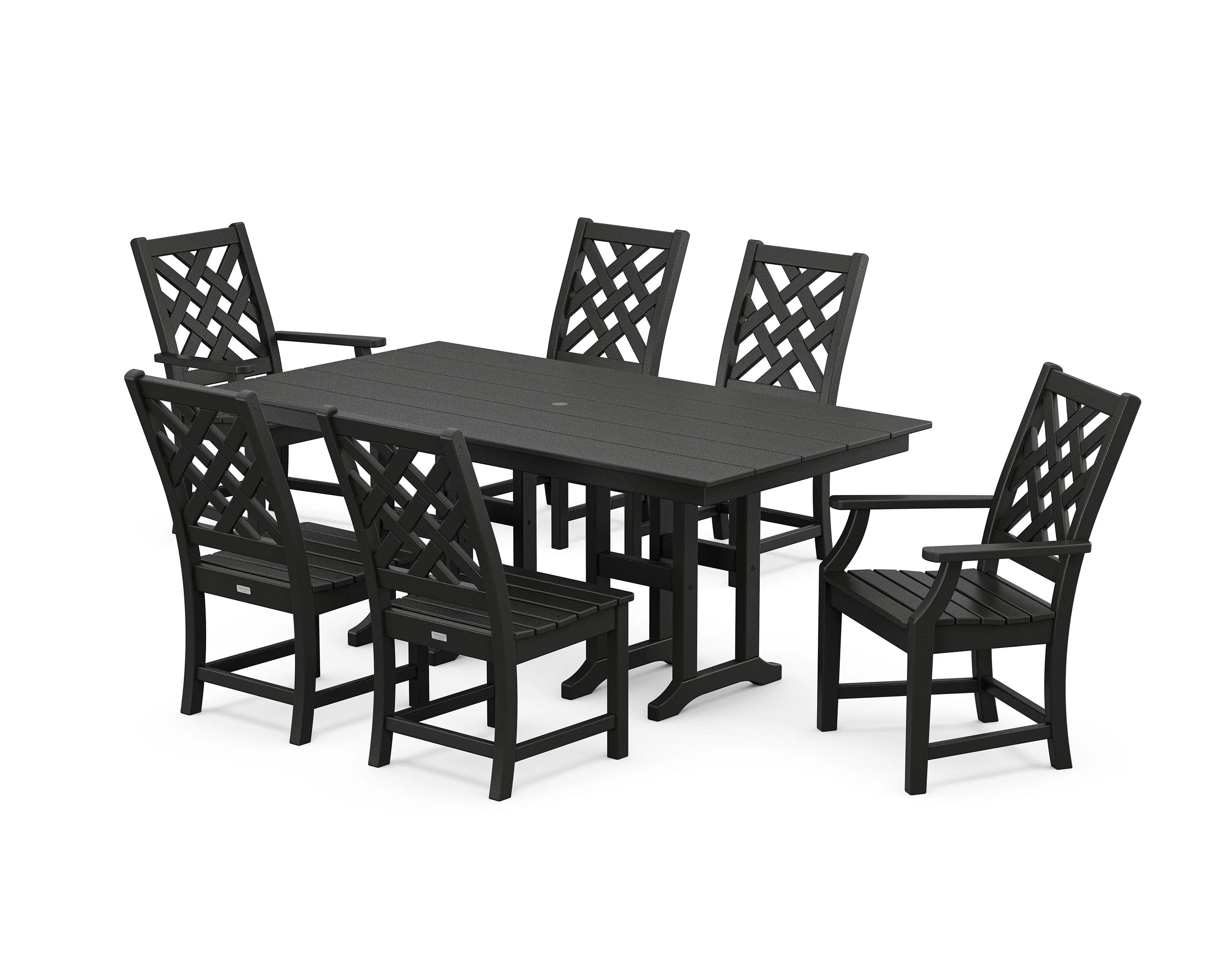 Wovendale 7-Piece Farmhouse Dining Set - Image 6