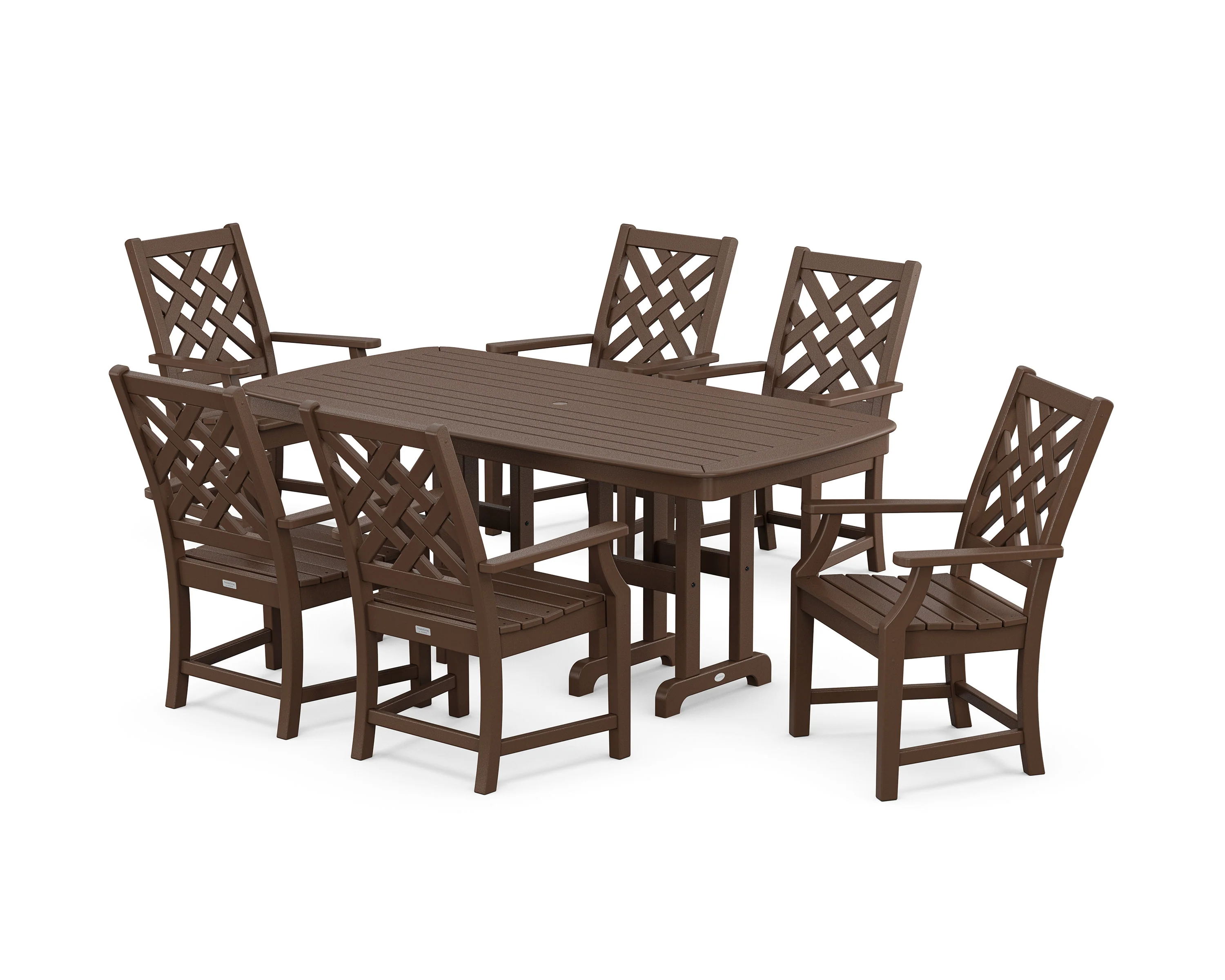 Wovendale Arm Chair 7-Piece Dining Set - Image 3