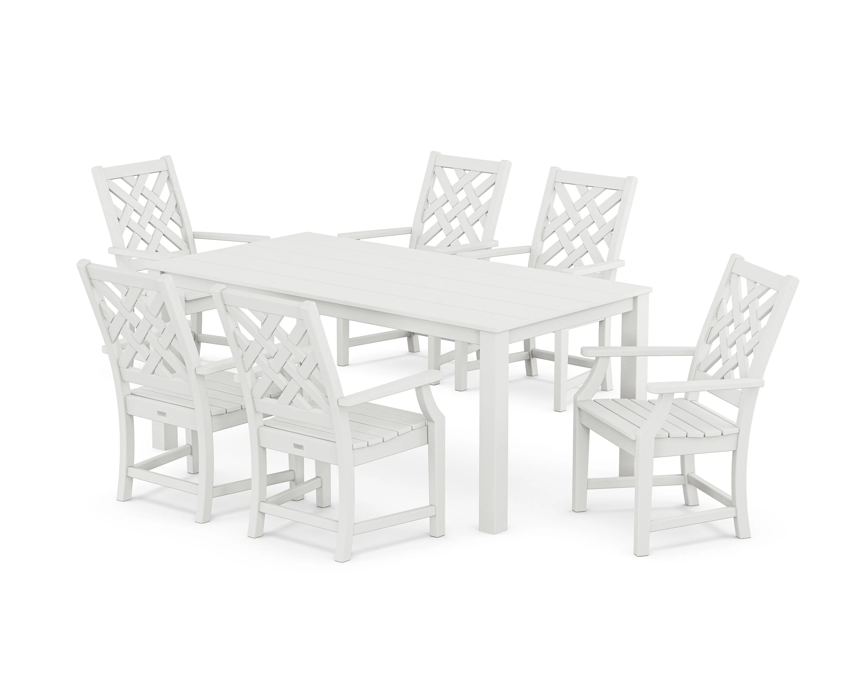 Wovendale Arm Chair 7-Piece Parsons Dining Set - Image 3