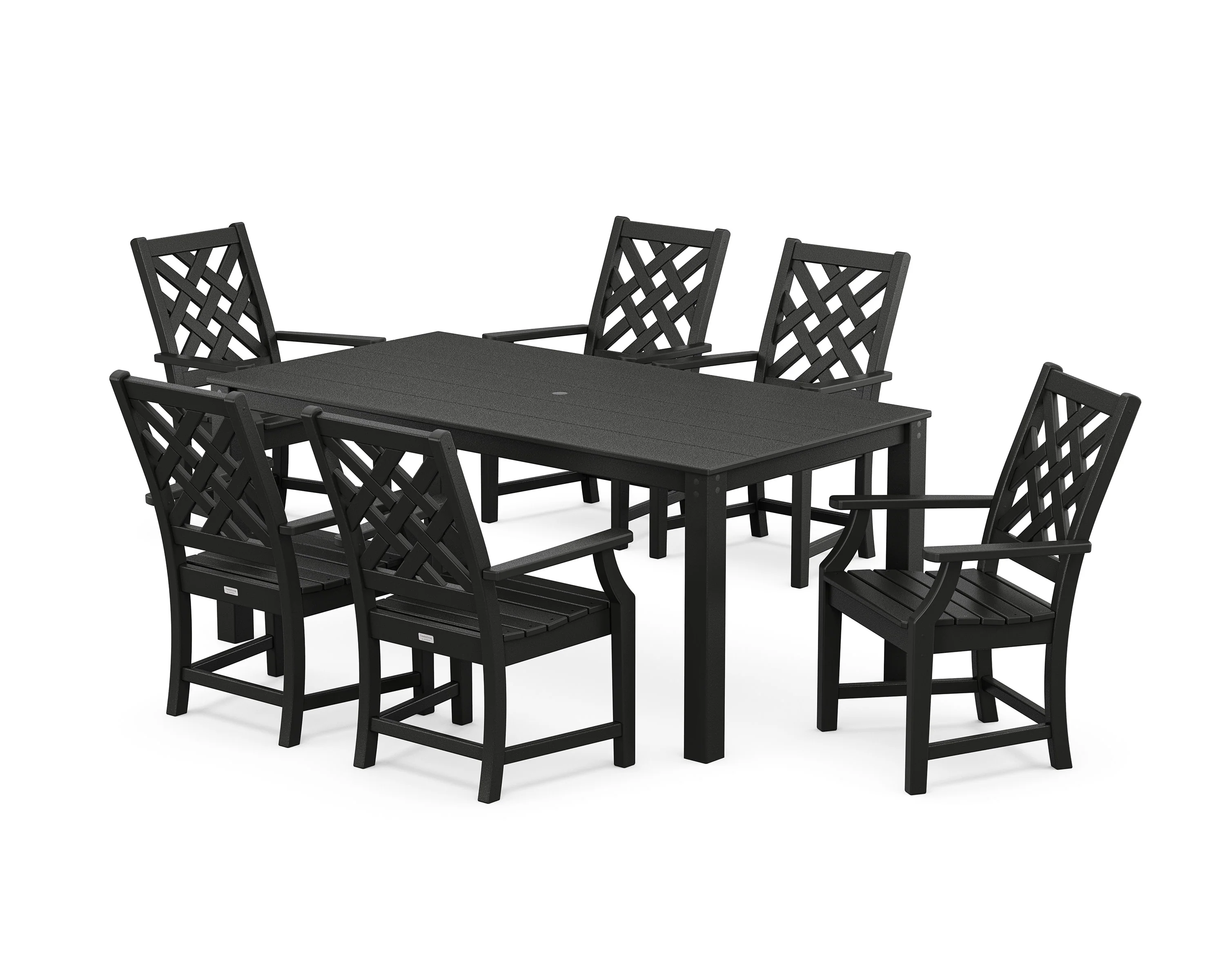Wovendale Arm Chair 7-Piece Parsons Dining Set - Image 4
